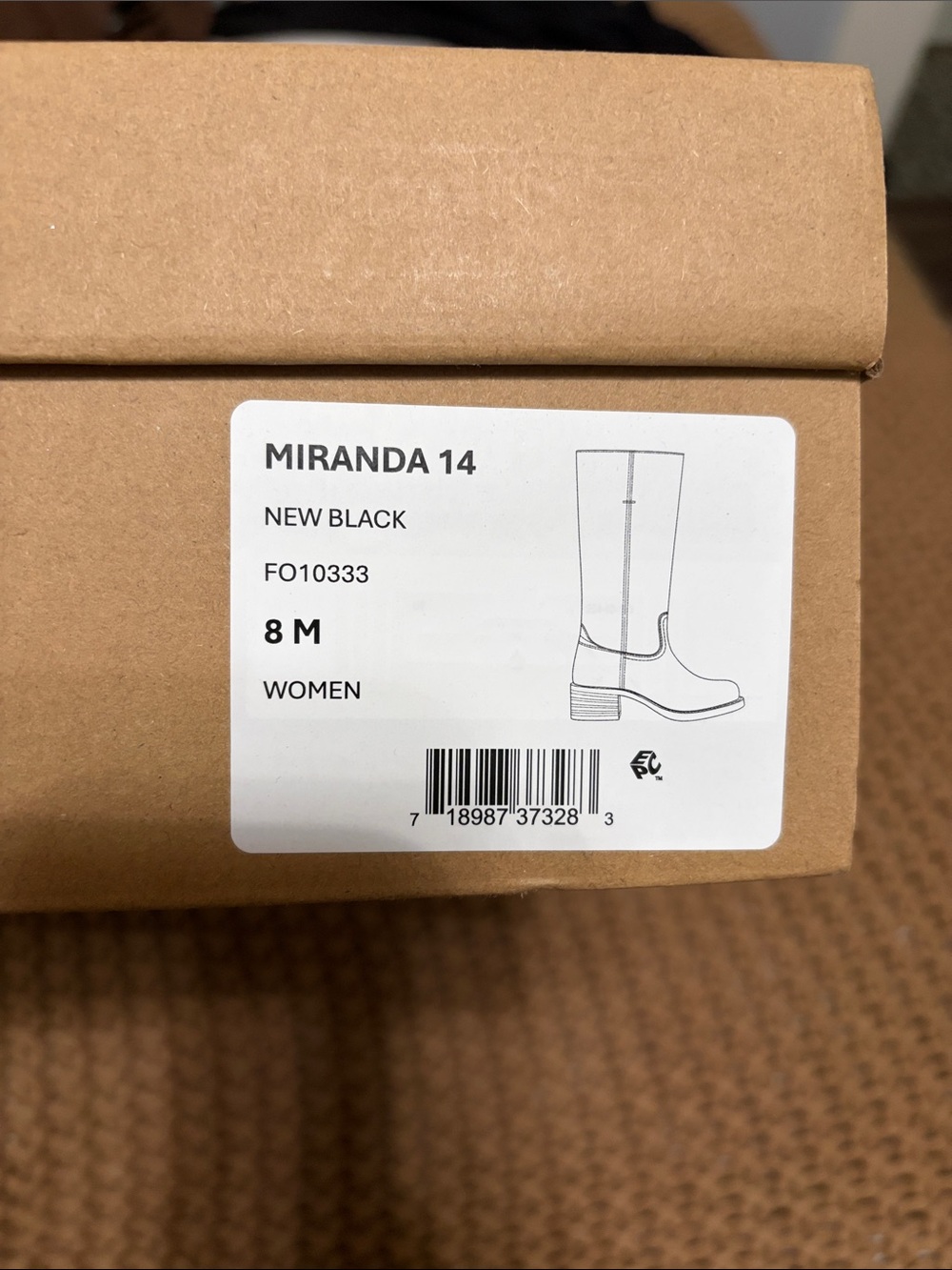 FRYE AND CO. Miranda 14 Knee-High Boots in Black